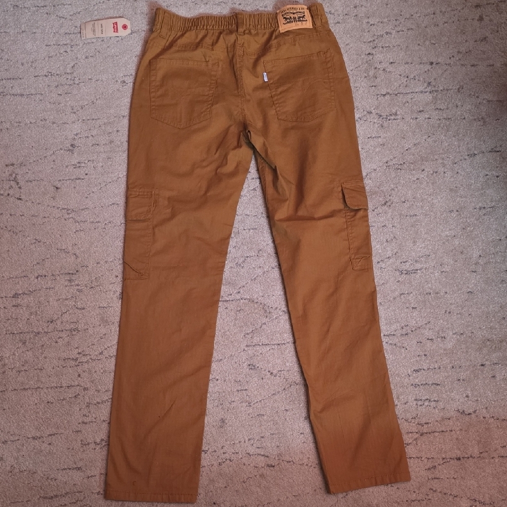 Levi's Cargo Taper Pants Reg Fit Trough Tight To Sligfor Men 18 REG. 29 X 29 NWT - Picture 3 of 16